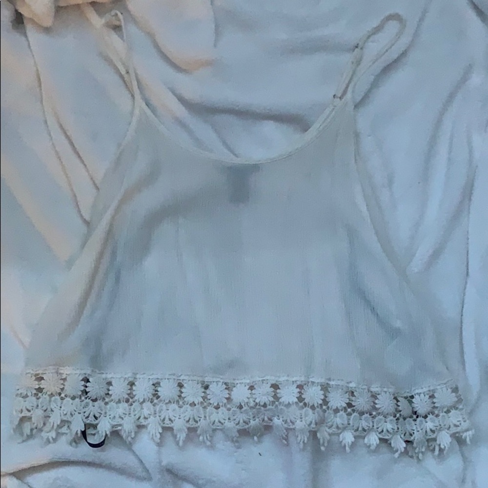 white forever 21 blouse